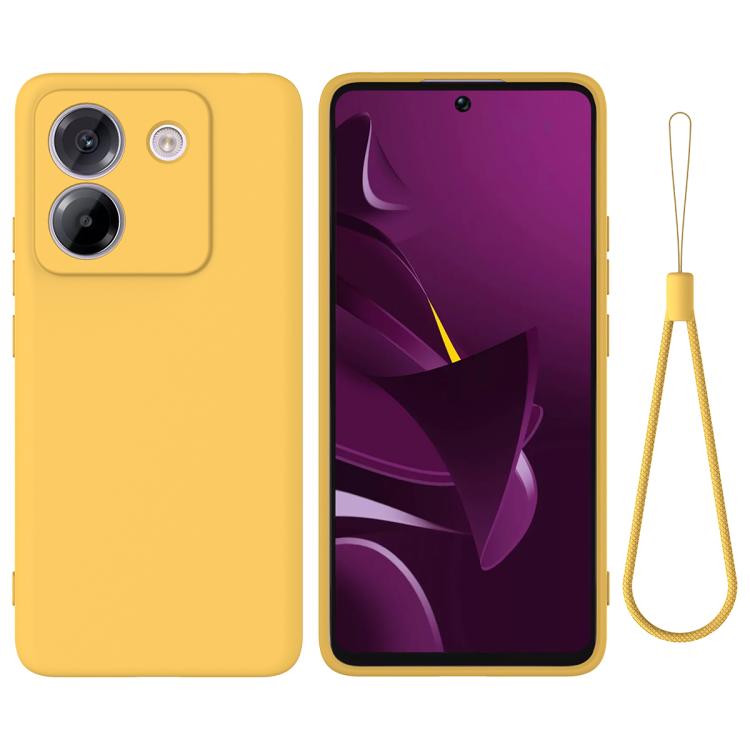 Solid Colour Liquid Silicone Phone Case - For Xiaomi Poco M7 Pro / 15 Pro / 15 / 14T Pro / 14T / Poco M6 4G