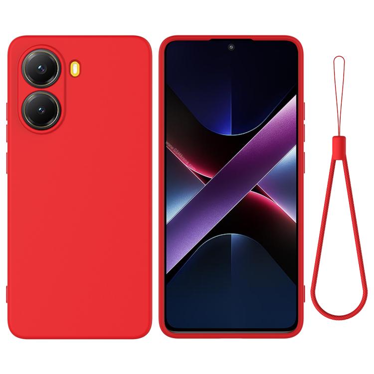 Solid Colour Liquid Silicone Phone Case - For Xiaomi Poco M7 Pro / 15 Pro / 15 / 14T Pro / 14T / Poco M6 4G