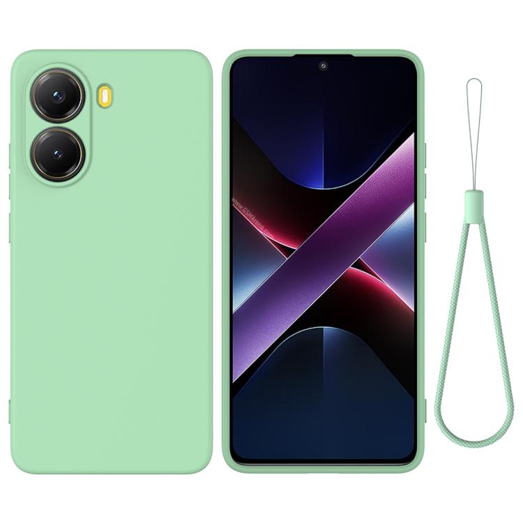 Solid Colour Liquid Silicone Phone Case - For Xiaomi Poco F7 Ultra / Poco F7 Pro / Poco M7 5G / Poco X7 / 15 Ultra / Poco X7 Pro
