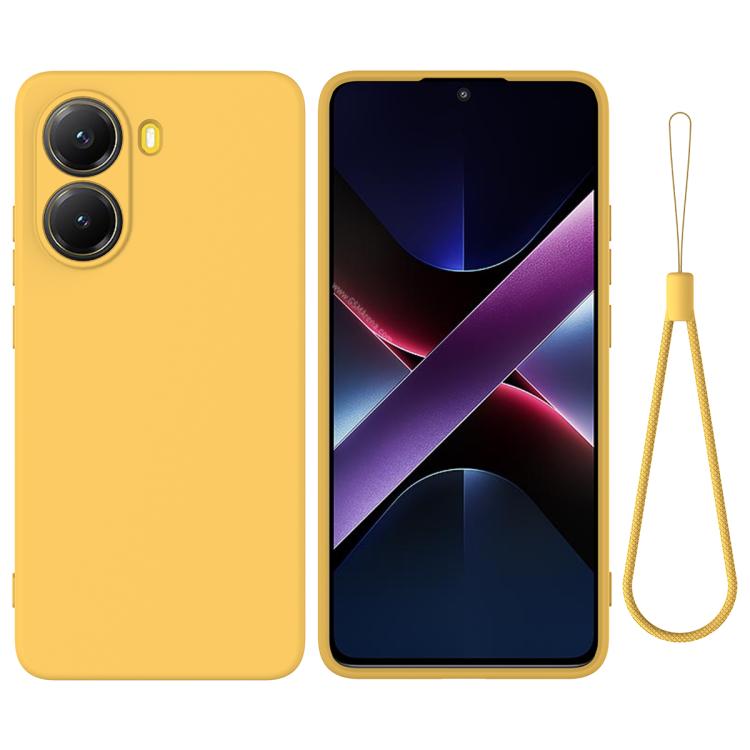Solid Colour Liquid Silicone Phone Case - For Xiaomi Poco M7 Pro / 15 Pro / 15 / 14T Pro / 14T / Poco M6 4G