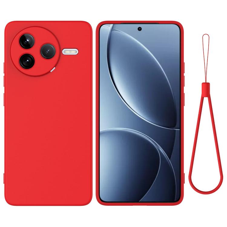 Solid Colour Liquid Silicone Phone Case - For Xiaomi Poco F7 Ultra / Poco F7 Pro / Poco M7 5G / Poco X7 / 15 Ultra / Poco X7 Pro