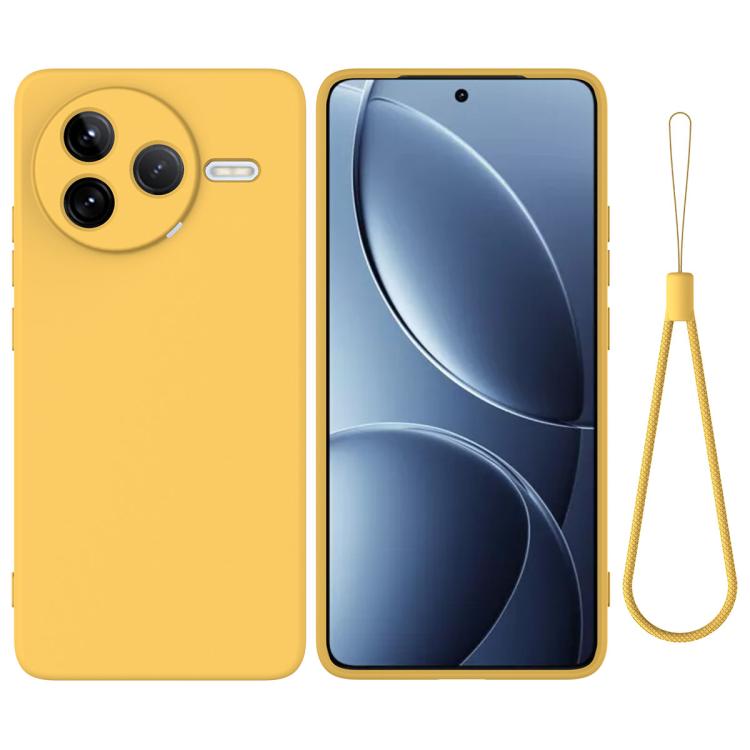 Solid Colour Liquid Silicone Phone Case - For Xiaomi Poco F7 Ultra / Poco F7 Pro / Poco M7 5G / Poco X7 / 15 Ultra / Poco X7 Pro