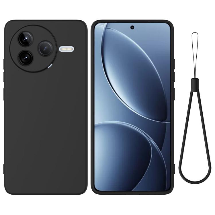 Solid Colour Liquid Silicone Phone Case - For Xiaomi Poco F7 Ultra / Poco F7 Pro / Poco M7 5G / Poco X7 / 15 Ultra / Poco X7 Pro