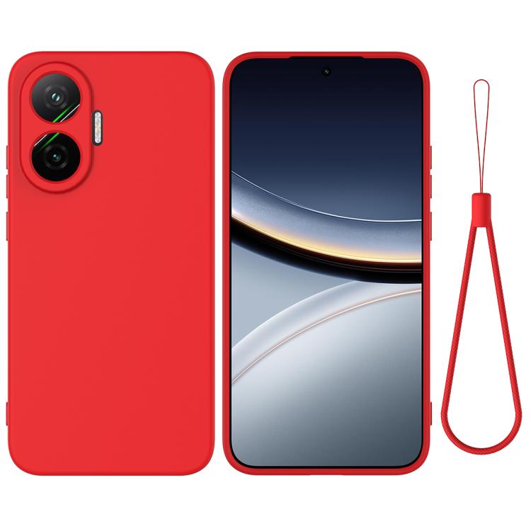 Solid Colour Liquid Silicone Phone Case - For Xiaomi Poco F7 Ultra / Poco F7 Pro / Poco M7 5G / Poco X7 / 15 Ultra / Poco X7 Pro
