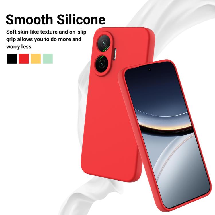 Solid Colour Liquid Silicone Phone Case - For Xiaomi Poco F7 Ultra / Poco F7 Pro / Poco M7 5G / Poco X7 / 15 Ultra / Poco X7 Pro