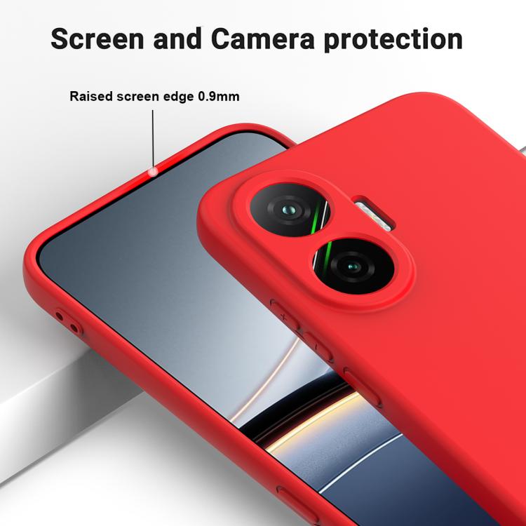 Solid Colour Liquid Silicone Phone Case - For Xiaomi Poco F7 Ultra / Poco F7 Pro / Poco M7 5G / Poco X7 / 15 Ultra / Poco X7 Pro
