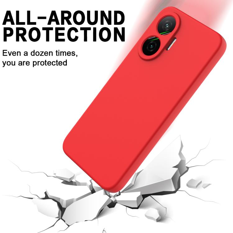 Solid Colour Liquid Silicone Phone Case - For Xiaomi Poco F7 Ultra / Poco F7 Pro / Poco M7 5G / Poco X7 / 15 Ultra / Poco X7 Pro