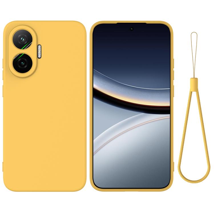 Solid Colour Liquid Silicone Phone Case - For Xiaomi Poco F7 Ultra / Poco F7 Pro / Poco M7 5G / Poco X7 / 15 Ultra / Poco X7 Pro