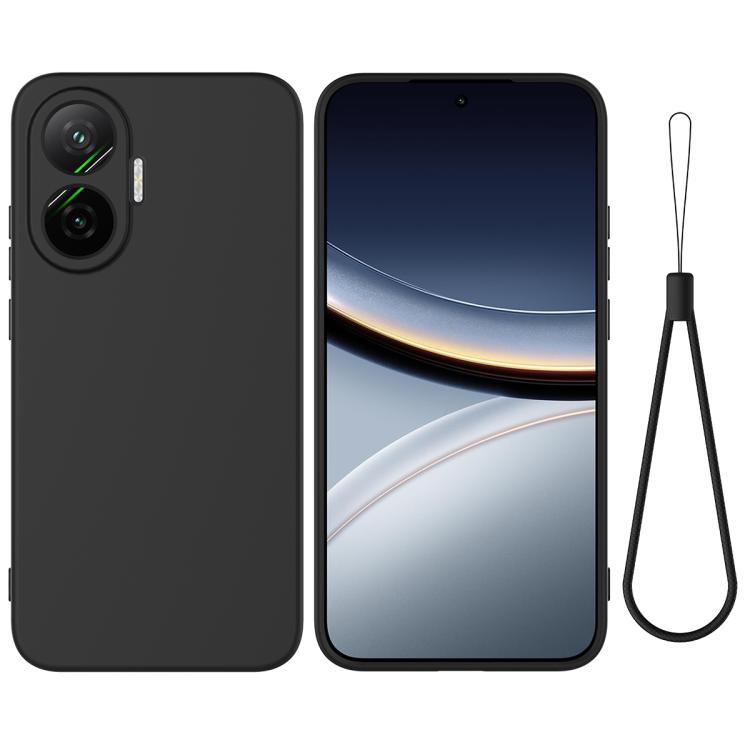Solid Colour Liquid Silicone Phone Case - For Xiaomi Poco F7 Ultra / Poco F7 Pro / Poco M7 5G / Poco X7 / 15 Ultra / Poco X7 Pro