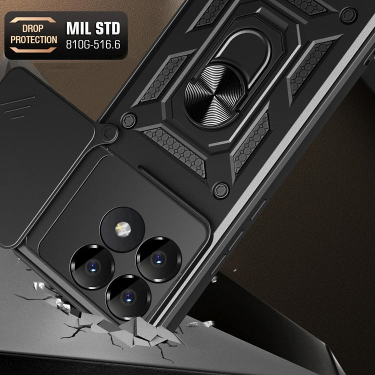 Sliding Camera Cover Design TPU Hybrid PC Phone Case - For Xiaomi 13 Ultra