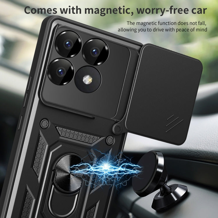 Sliding Camera Cover Design TPU Hybrid PC Phone Case - For Xiaomi 13 Ultra