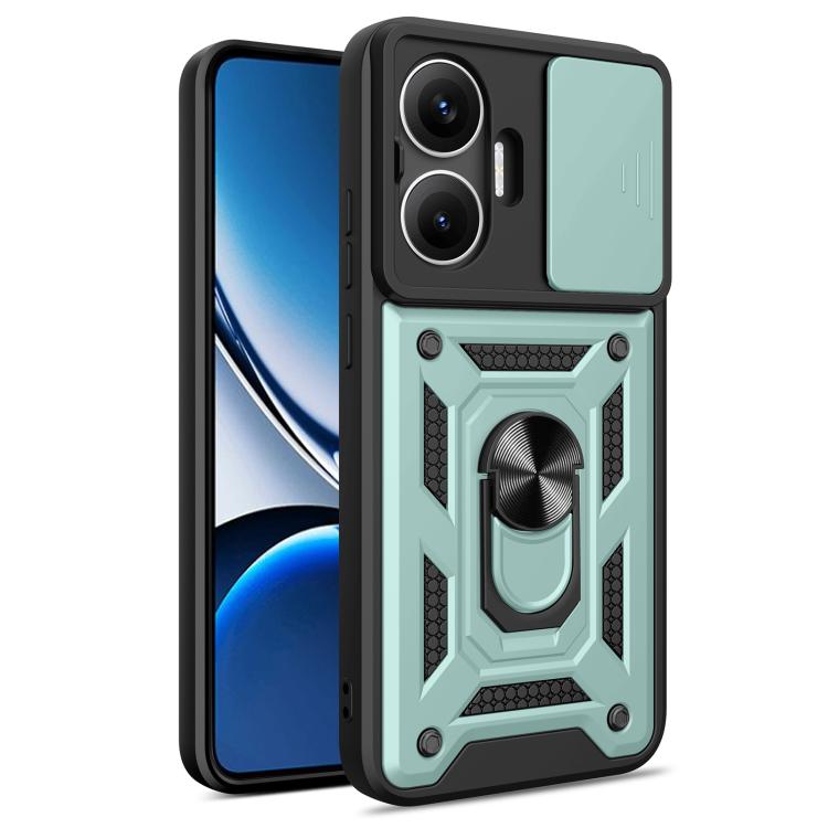 Sliding Camera Cover Design TPU Hybrid PC Phone Case - For Xiaomi 15 Ultra / Poco X7 Pro 5G Global / Poco M7 Pro 5G