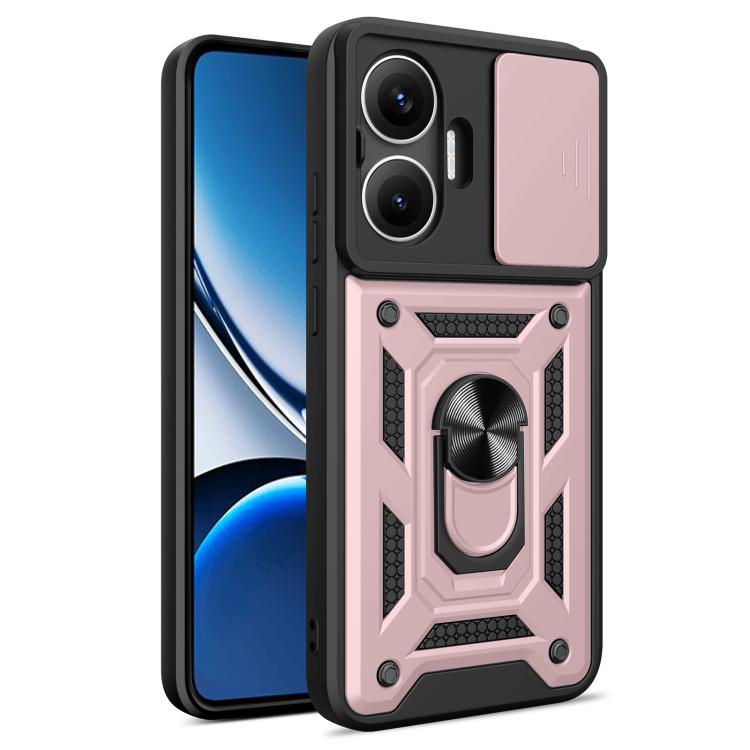 Sliding Camera Cover Design TPU Hybrid PC Phone Case - For Xiaomi 15 Ultra / Poco X7 Pro 5G Global / Poco M7 Pro 5G