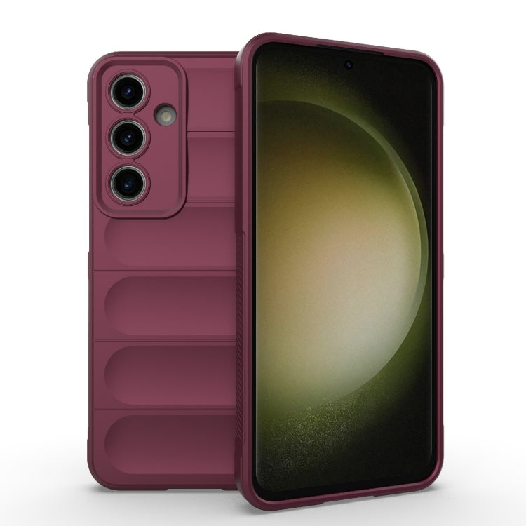 Magic Shield TPU + Flannel Phone Case - For Samsung Galaxy S25 Ultra / S24 FE