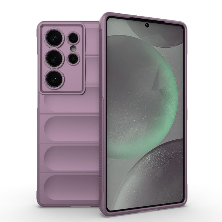 Magic Shield TPU + Flannel Phone Case - For Samsung Galaxy S25 Ultra / S24 FE