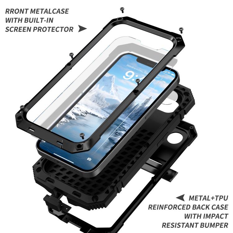 R-JUST Life Waterproof Dustproof Shockproof Phone Case - For iPhone 16 Series