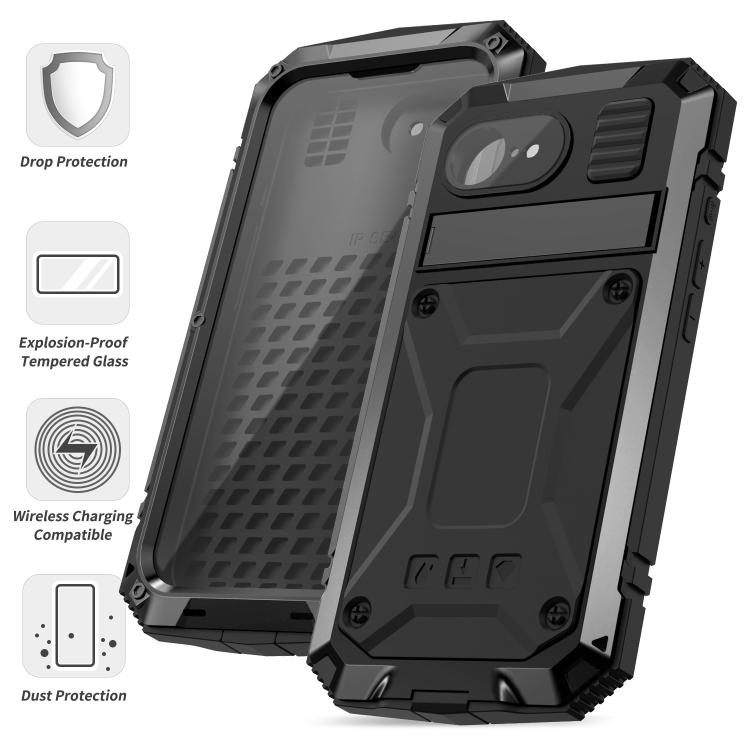 R-JUST Life Waterproof Dustproof Shockproof Phone Case - For iPhone 16 Series