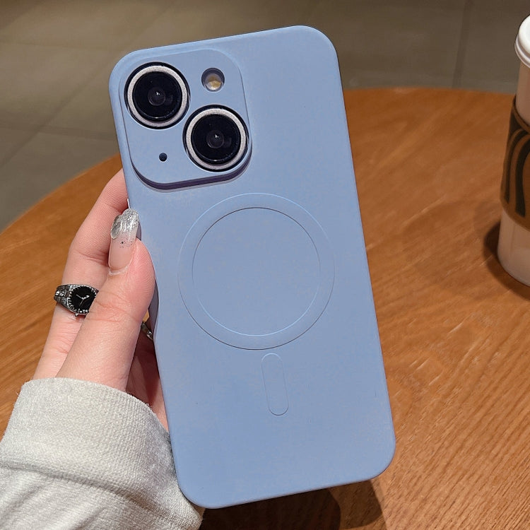 Solid Colour Liquid Silicone MagSafe Phone Case - For iPhone 14 Plus