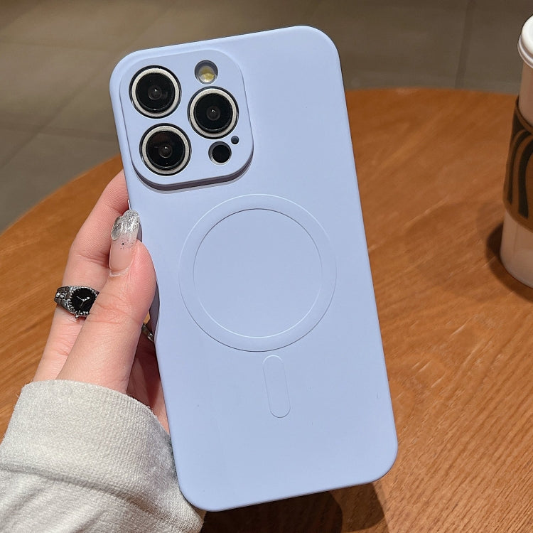 Solid Colour Liquid Silicone MagSafe Phone Case - For iPhone 13 Pro