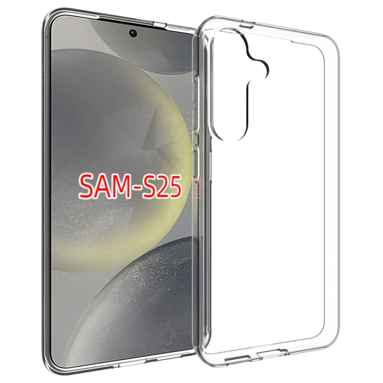 Waterproof Texture TPU Clear Phone Case - For Samsung Galaxy S25 Series