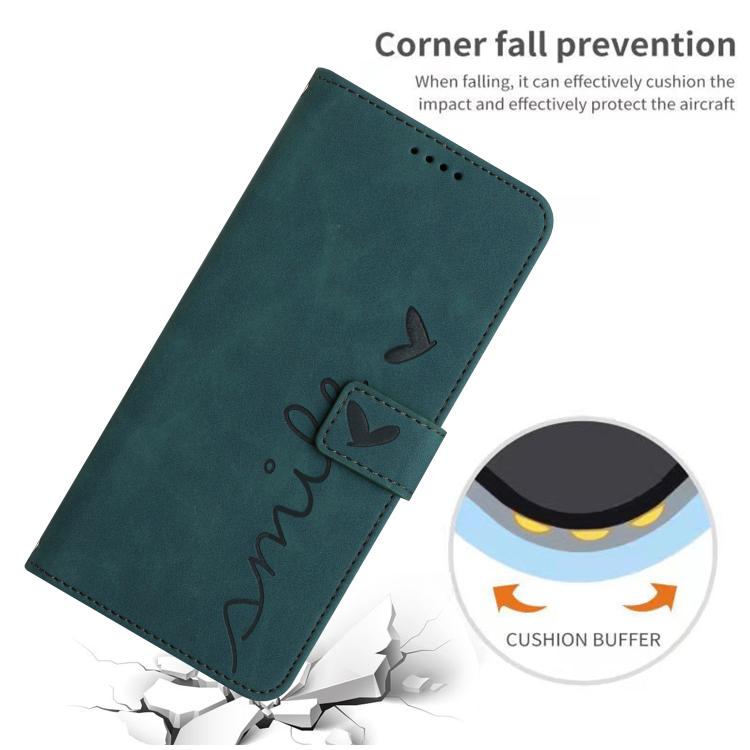 Skin Feel Heart Embossed PU Leather Phone Case with Long Lanyard - For Samsung Galaxy S25 Edge / S25 / S24 / S25+ / S24+ / S25 Ultra