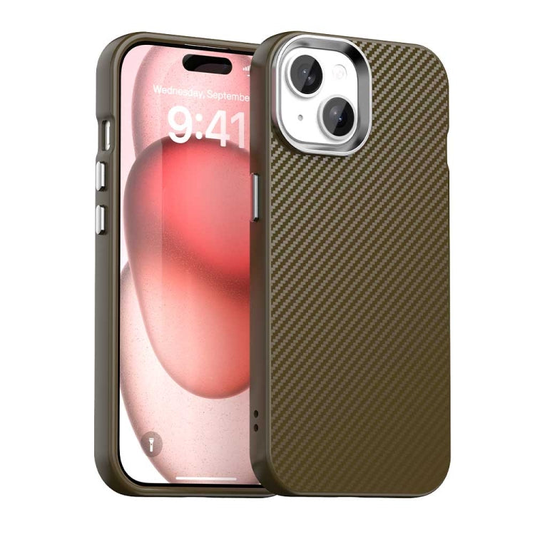 Carbon Fiber Series IMD Phone Case - For iPhone 16 / 15 Pro Max / 15 Pro / 15 Plus / 15 / 14 Plus