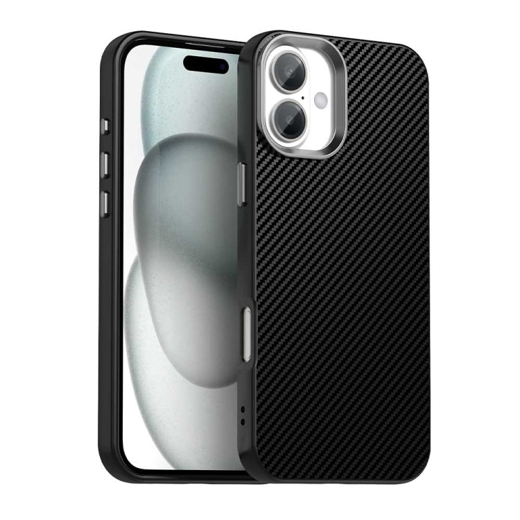 Carbon Fiber Series IMD Phone Case - For iPhone 16 Series / 15 Pro Max