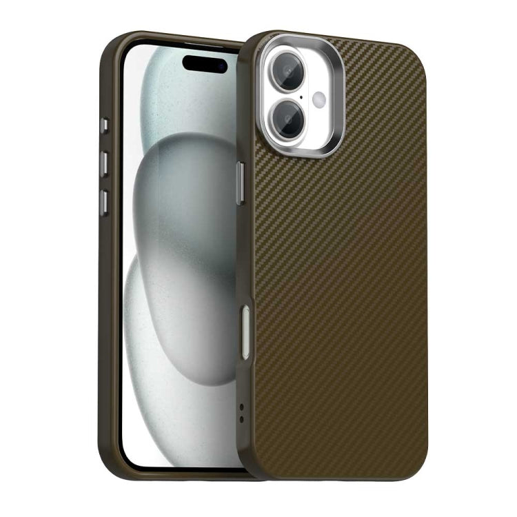 Carbon Fiber Series IMD Phone Case - For iPhone 16 Series / 15 Pro Max