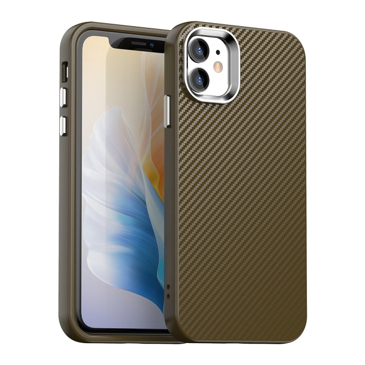 Carbon Fiber Series IMD Phone Case - For iPhone 12 / 12 Pro Max / 12 Pro / 11 Pro Max / 11 / 11 Pro