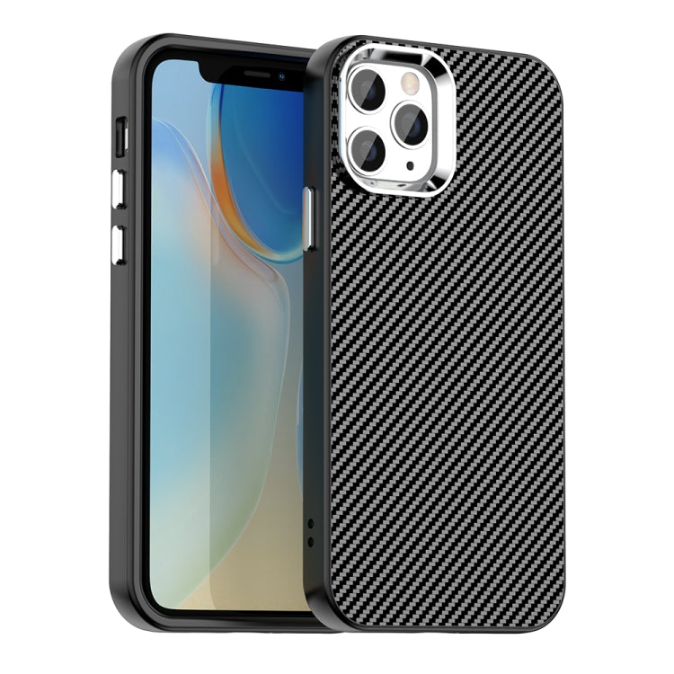 Carbon Fiber Series IMD Phone Case - For iPhone 12 / 12 Pro Max / 12 Pro / 11 Pro Max / 11 / 11 Pro