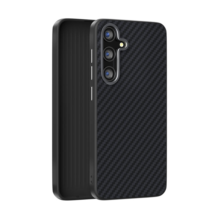 ABEEL C Carbon Fiber Series 6D Micro Relief MagSafe Phone Case - For Samsung Galaxy S25 Series / S24 Series