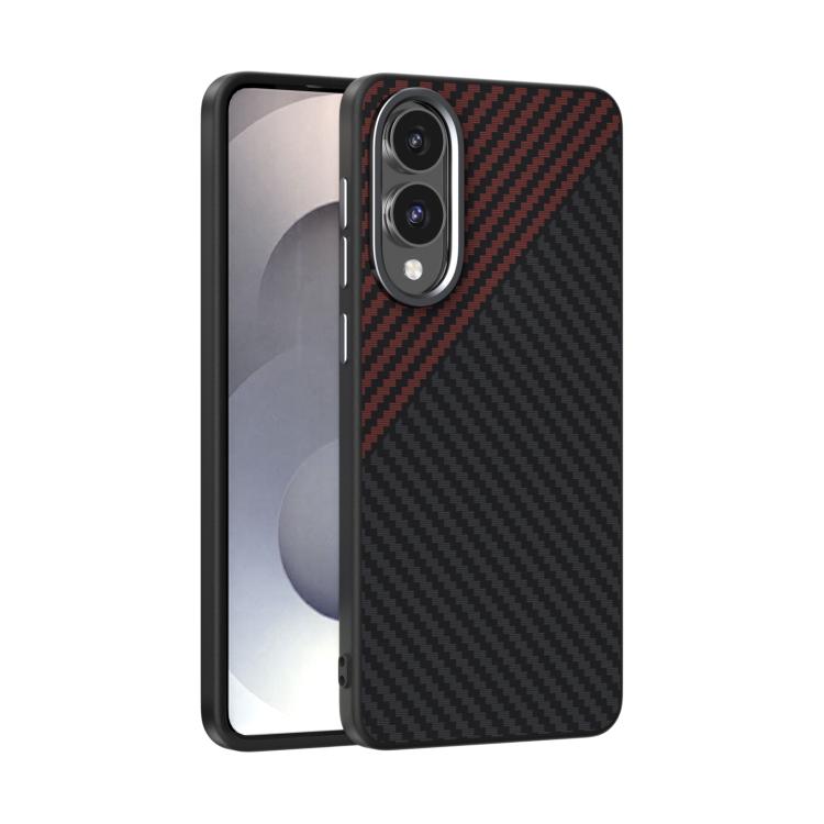 ABEEL C Carbon Fiber Series 6D Micro Relief MagSafe Phone Case - For Samsung Galaxy S25 Series / S24 Series
