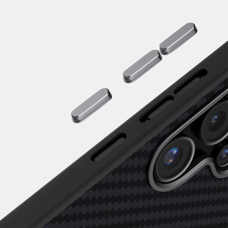 ABEEL C Carbon Fiber Series 6D Micro Relief MagSafe Phone Case - For Samsung Galaxy S25 Series / S24 Series