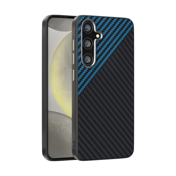 ABEEL C Carbon Fiber Series 6D Micro Relief MagSafe Phone Case - For Samsung Galaxy S25 Series / S24 Series
