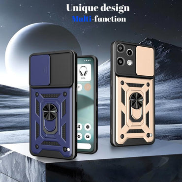 Sliding Camera Cover Design TPU + PC Phone Case - For Nothing Phone (3a) / (3a) Lite / CMF Phone 2 Pro