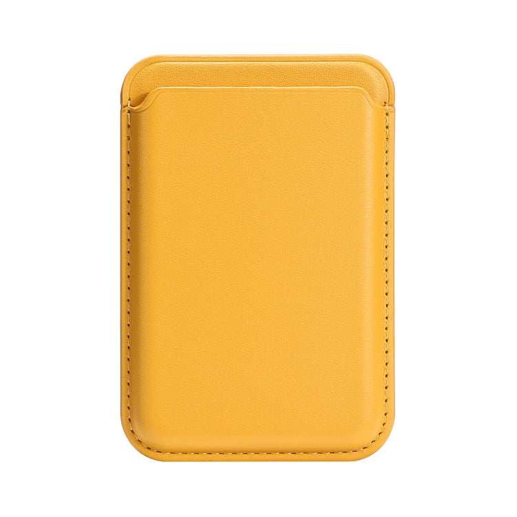 Single Card Slot MagSafe Magnetic PU Leather Card Holder