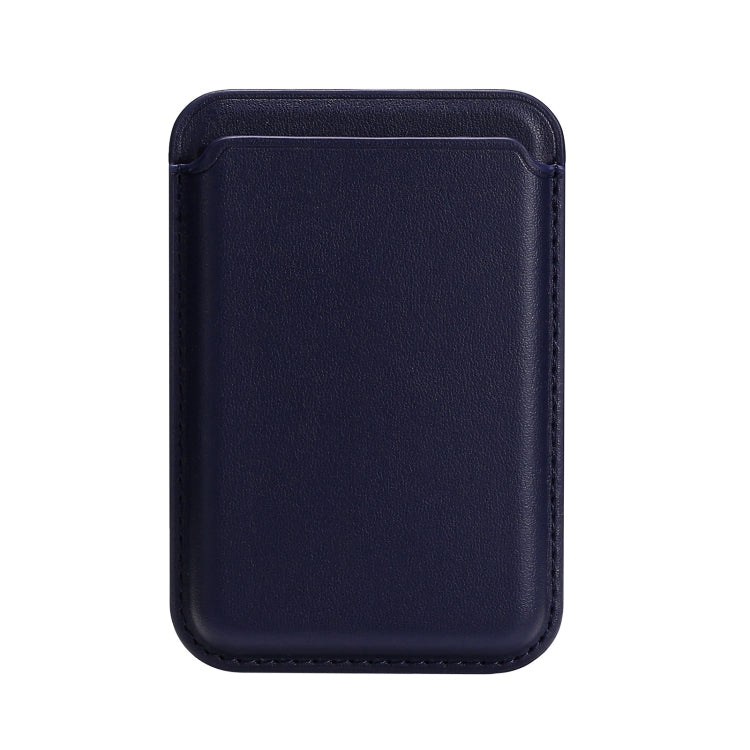 Single Card Slot MagSafe Magnetic PU Leather Card Holder