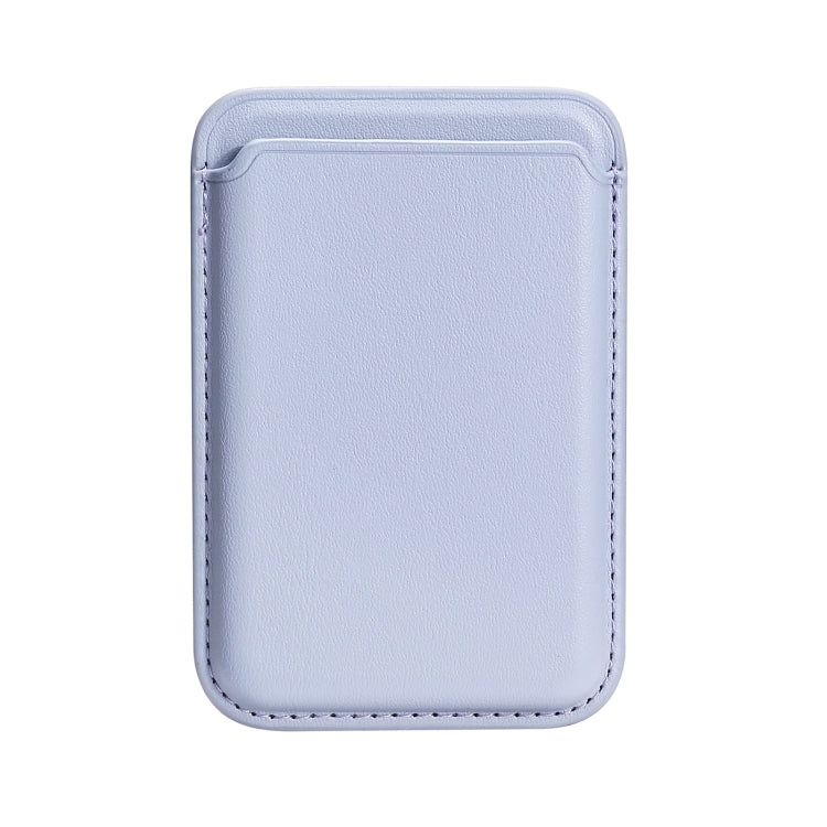 Single Card Slot MagSafe Magnetic PU Leather Card Holder