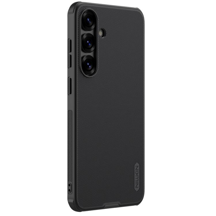 Nillkin Frosted Shield Pro Magnetic Black Phone Case - For Samsung Galaxy S25 at MosAccessories.co.uk
