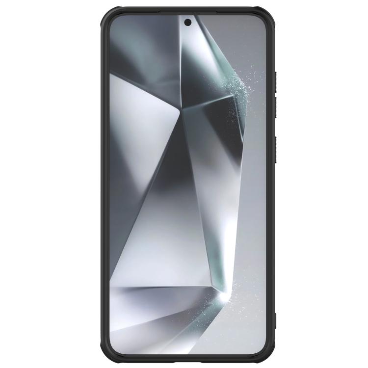 Nillkin Frosted Shield Pro Magnetic Black Phone Case - For Samsung Galaxy S25 at MosAccessories.co.uk