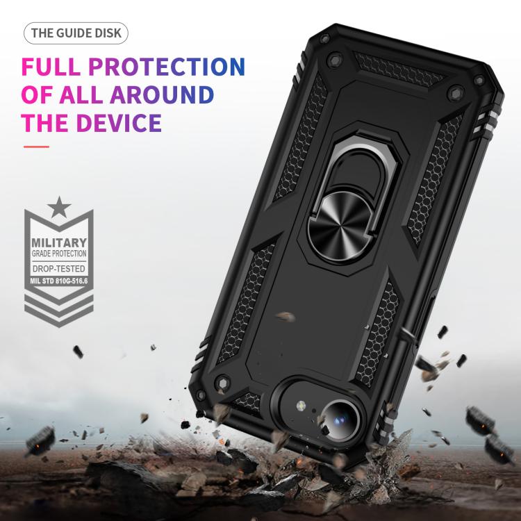 Shockproof TPU Hybrid PC Phone Case with Holder - For iPhone 16e