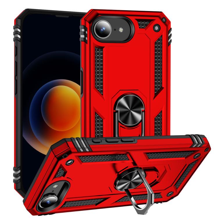 Shockproof TPU Hybrid PC Phone Case with Holder - For iPhone 16e