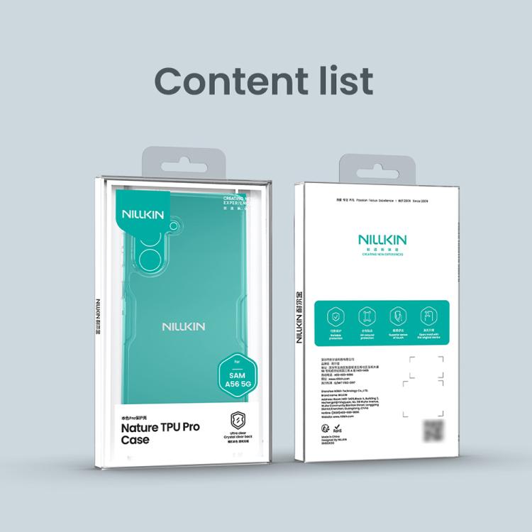 Nillkin Nature PC + TPU Clear Phone Case - For Samsung Galaxy A56