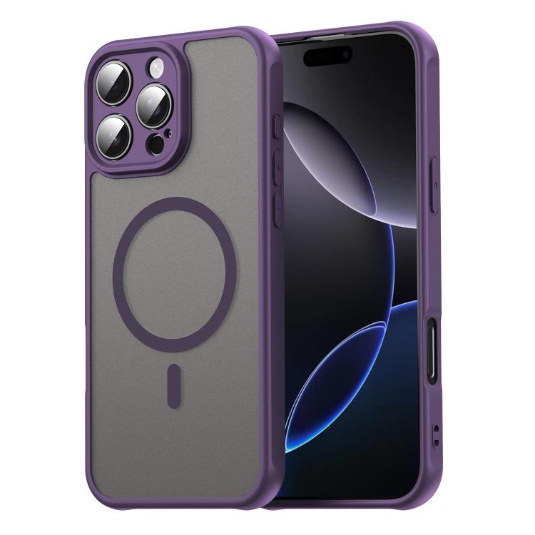 Fan Dun Series TPU Hybrid PC Frosted Magsafe Phone Case - For iPhone 15 Pro / 15 Plus / 15 / 14 Plus / 14 / 14 Pro