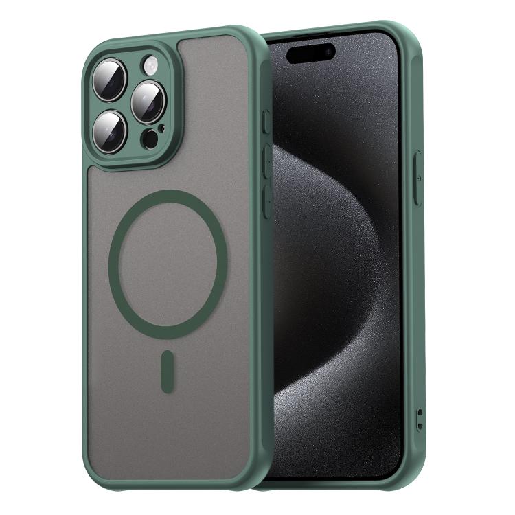 Fan Dun Series TPU Hybrid PC Frosted Magsafe Phone Case - For iPhone 15 Pro / 15 Plus / 15 / 14 Plus / 14 / 14 Pro