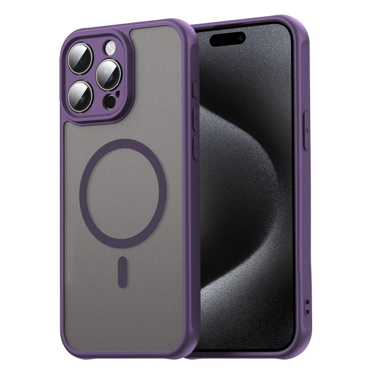 Fan Dun Series TPU Hybrid PC Frosted Magsafe Phone Case - For iPhone 15 Pro / 15 Plus / 15 / 14 Plus / 14 / 14 Pro