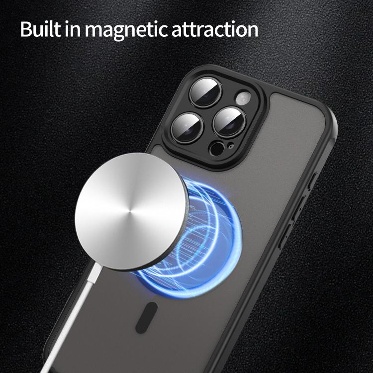 Fan Dun Series TPU Hybrid PC Frosted Magsafe Phone Case - For iPhone 13 Pro / 13