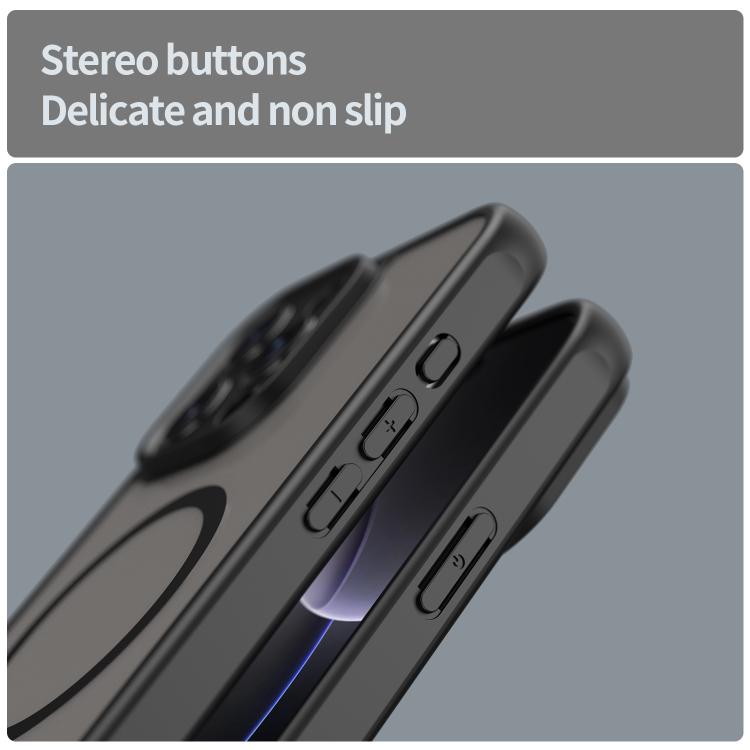 Fan Dun Series TPU Hybrid PC Frosted Magsafe Phone Case - For iPhone 13 Pro / 13