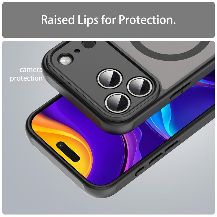 Fan Dun Series TPU Hybrid PC Frosted MagSafe Phone Case - For iPhone 17 Series / Air / 16e / 16 Pro Max