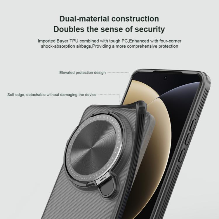Nillkin CamShield Pro PC Black Phone Case - For Xiaomi 15 Ultra at MosAccessories.co.uk